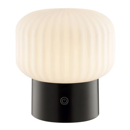 Brilliant - LED RGBW ρυθμιζόμενη επαναφορτιζόμενη επιτραπέζια εξωτερική λάμπα με έλεγχο αφής SARASTRO LED/3W/5V 2700K 1800 mAh IP44 λευκή