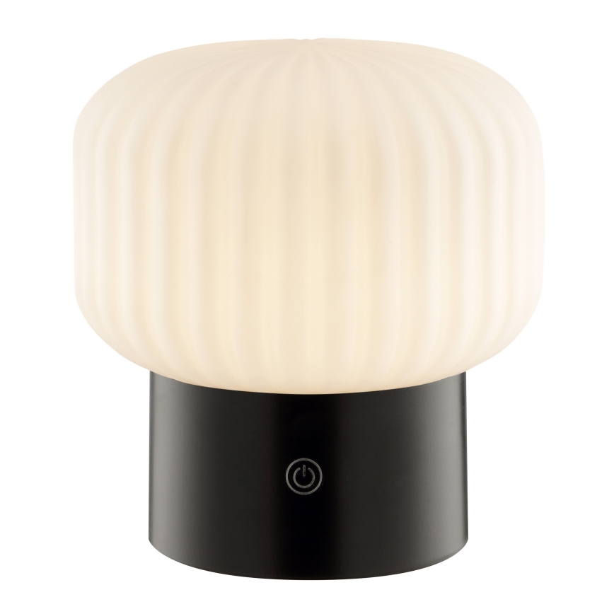 Brilliant - LED RGBW ρυθμιζόμενη επαναφορτιζόμενη επιτραπέζια εξωτερική λάμπα με έλεγχο αφής SARASTRO LED/3W/5V 2700K 1800 mAh IP44 λευκή