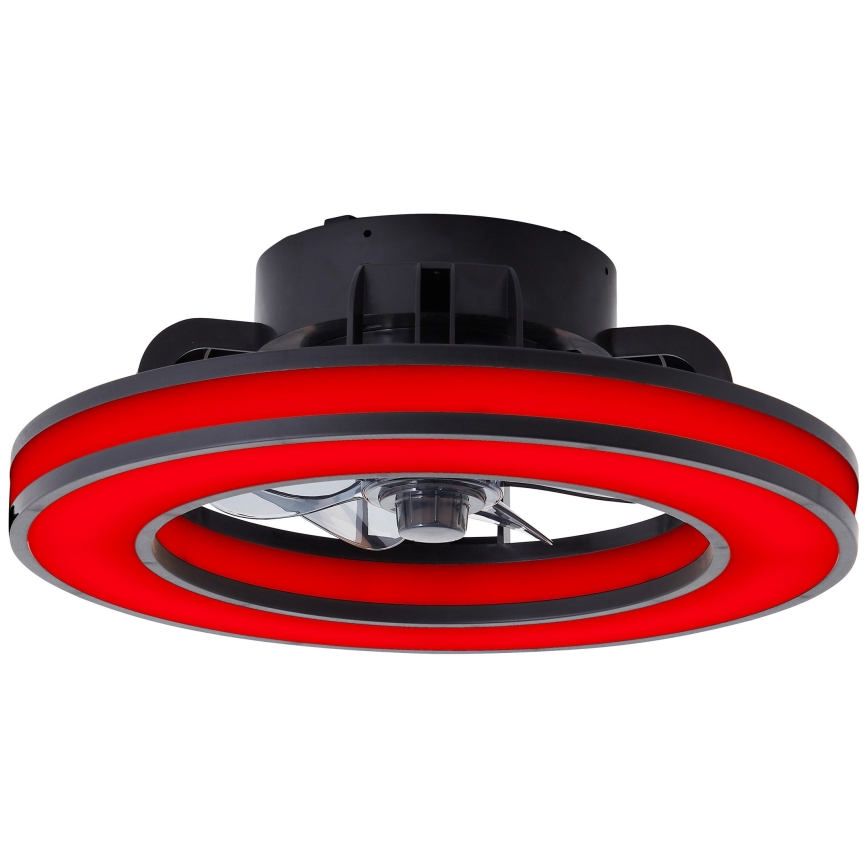 Brilliant - LED RGBW Dimmable ανεμιστήρας οροφής MONDELLO LED/26W/230V 2700-6500K διάμετρος 41 cm μαύρο + τηλεχειριστήριο
