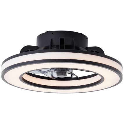 Brilliant - LED RGBW Dimmable ανεμιστήρας οροφής MONDELLO LED/26W/230V 2700-6500K διάμετρος 41 cm μαύρο + τηλεχειριστήριο