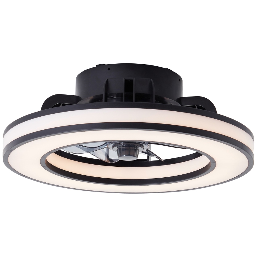 Brilliant - LED RGBW Dimmable ανεμιστήρας οροφής MONDELLO LED/26W/230V 2700-6500K διάμετρος 41 cm μαύρο + τηλεχειριστήριο