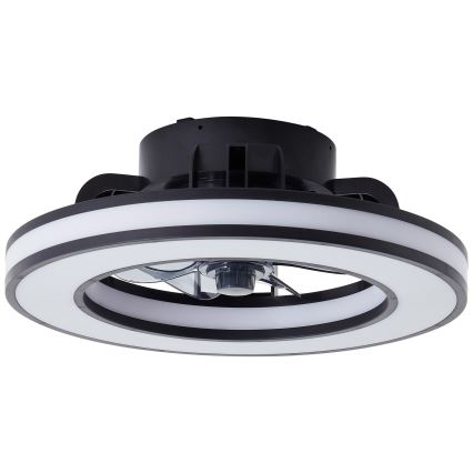 Brilliant - LED RGBW Dimmable ανεμιστήρας οροφής MONDELLO LED/26W/230V 2700-6500K διάμετρος 41 cm μαύρο + τηλεχειριστήριο