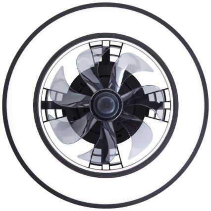 Brilliant - LED RGBW Dimmable ανεμιστήρας οροφής MONDELLO LED/26W/230V 2700-6500K διάμετρος 41 cm μαύρο + τηλεχειριστήριο