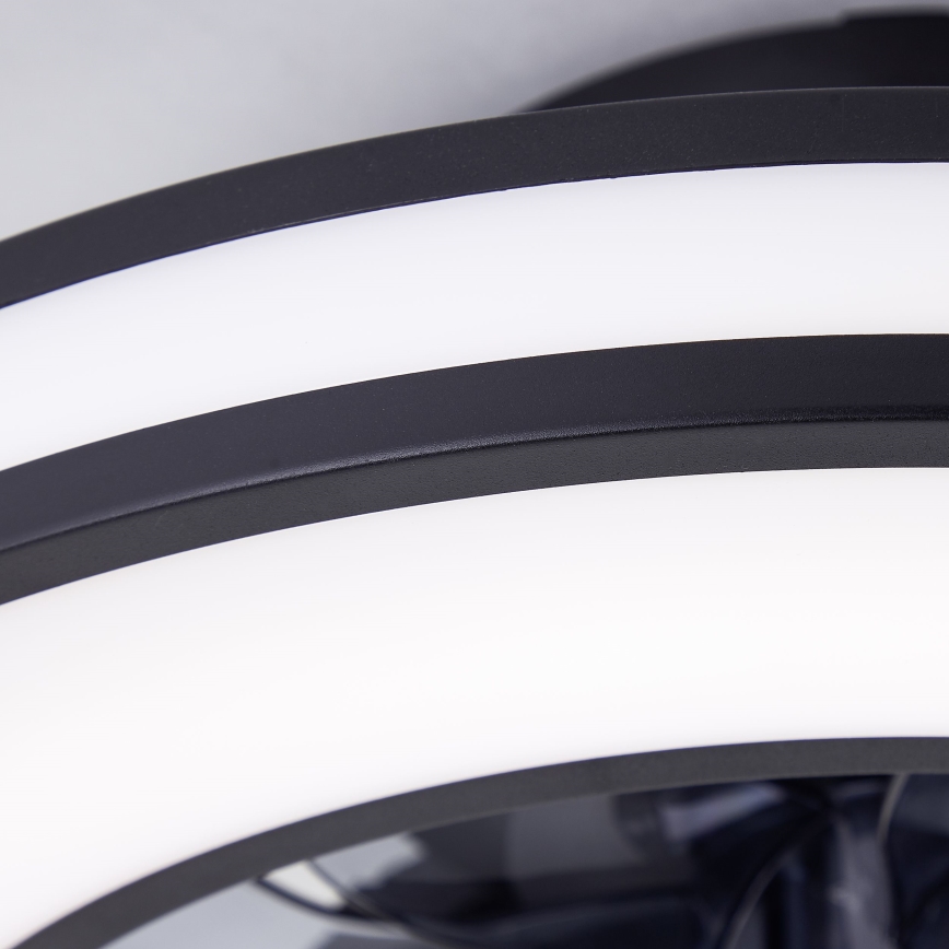 Brilliant - LED RGBW Dimmable ανεμιστήρας οροφής MONDELLO LED/26W/230V 2700-6500K διάμετρος 41 cm μαύρο + τηλεχειριστήριο