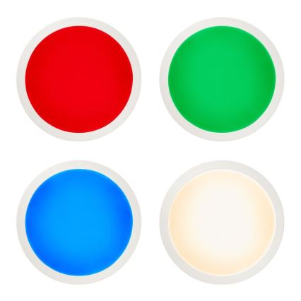 Brilliant - LED RGBW Dimmable φωτιστικό οροφής ABIE LED/24W/230V 2700-6500K + τηλεχειριστήριο