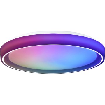 Brilliant - LED RGBW Dimmable φωτιστικό οροφής FLOCO LED/34W/230V 3000-6500K διάμετρος 49,5 cm λευκό + τηλεχειριστήριο