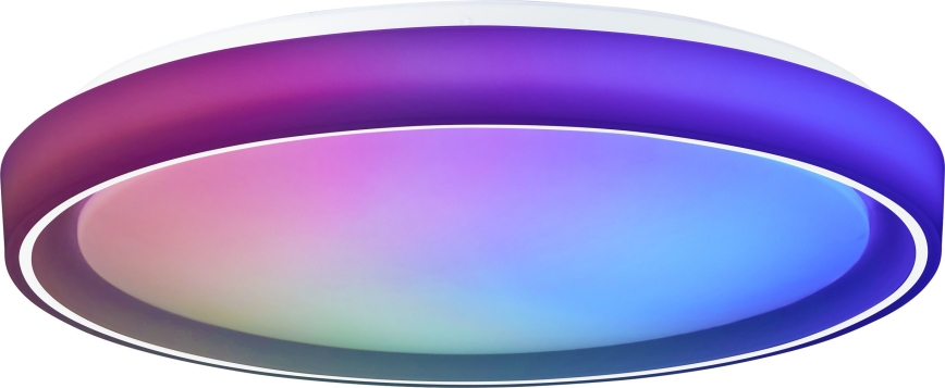 Brilliant - LED RGBW Dimmable φωτιστικό οροφής FLOCO LED/34W/230V 3000-6500K διάμετρος 49,5 cm λευκό + τηλεχειριστήριο