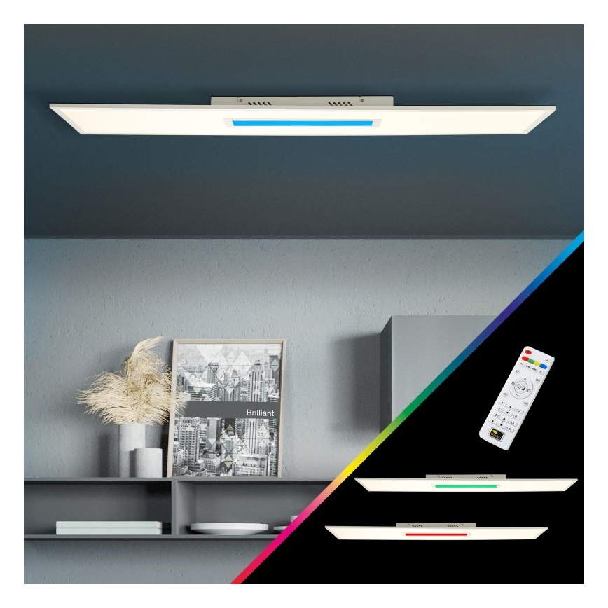 Brilliant - LED RGBW Dimmable φωτιστικό οροφής ODELLA LED/37W/230V 2700-6500K + τηλεχειριστήριο
