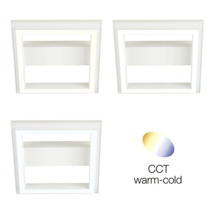 Brilliant - LED RGBW Dimmable φωτιστικό οροφής PALLAS LED/18W/230V 2700-6500K + τηλεχειριστήριο