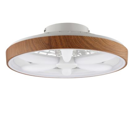 Brilliant - LED RGBW Dimmable ανεμιστήρας οροφής GAIANO LED/24W/230V 2700-6500K διάμετρος 48 cm καφέ + τηλεχειριστήριο