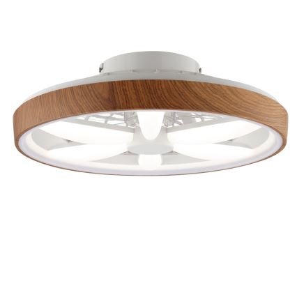 Brilliant - LED RGBW Dimmable ανεμιστήρας οροφής GAIANO LED/24W/230V 2700-6500K διάμετρος 48 cm καφέ + τηλεχειριστήριο