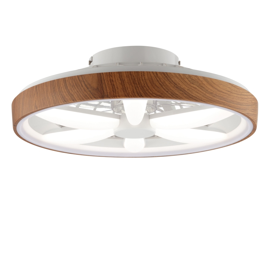 Brilliant - LED RGBW Dimmable ανεμιστήρας οροφής GAIANO LED/24W/230V 2700-6500K διάμετρος 48 cm καφέ + τηλεχειριστήριο