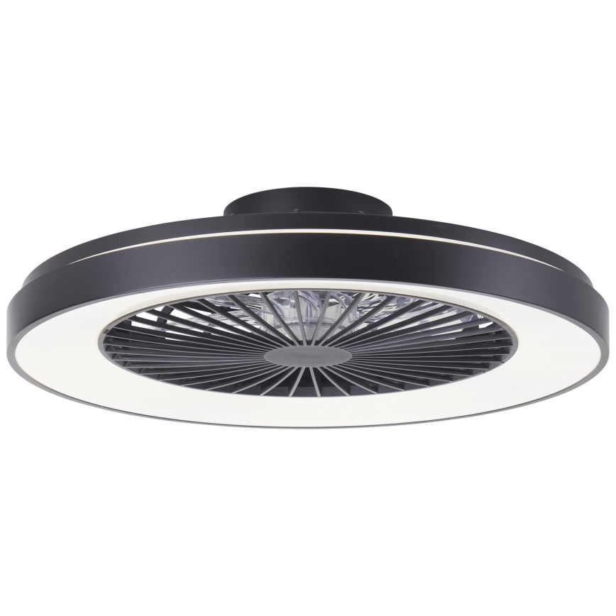 Brilliant - LED RGBW Dimmable ανεμιστήρας οροφής MAZZARO LED/24W/230V 3000-6500K διάμετρος 58 cm μαύρο + τηλεχειριστήριο