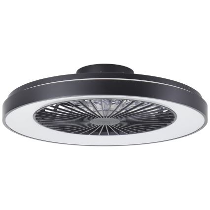Brilliant - LED RGBW Dimmable ανεμιστήρας οροφής MAZZARO LED/24W/230V 3000-6500K διάμετρος 58 cm μαύρο + τηλεχειριστήριο