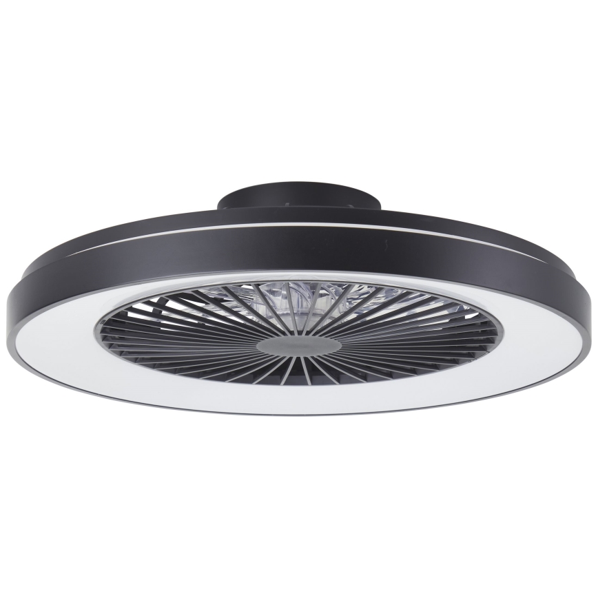Brilliant - LED RGBW Dimmable ανεμιστήρας οροφής MAZZARO LED/24W/230V 3000-6500K διάμετρος 58 cm μαύρο + τηλεχειριστήριο