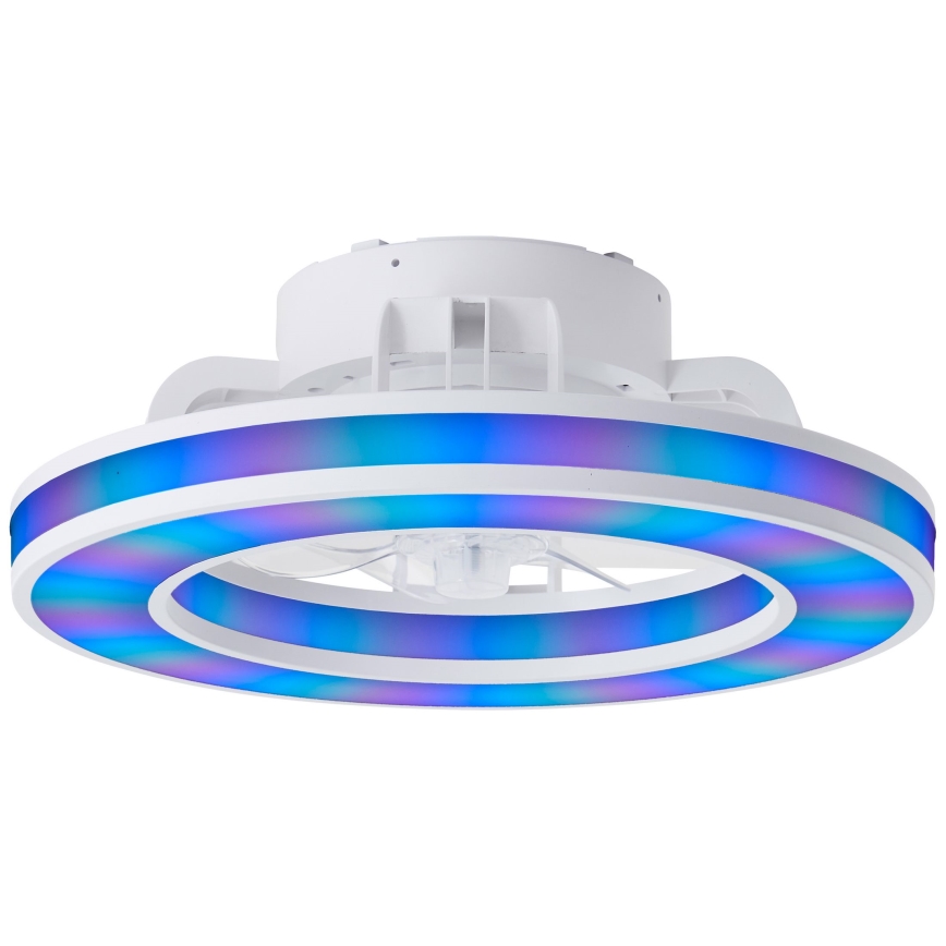 Brilliant - LED RGBW Dimmable ανεμιστήρας οροφής MONDELLO LED/26W/230V 2700-6500K διάμετρος 41,5 cm λευκό + τηλεχειριστήριο
