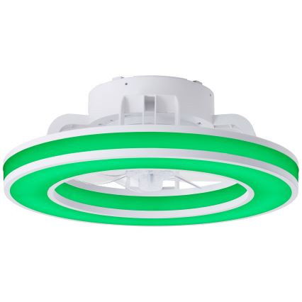 Brilliant - LED RGBW Dimmable ανεμιστήρας οροφής MONDELLO LED/26W/230V 2700-6500K διάμετρος 41,5 cm λευκό + τηλεχειριστήριο