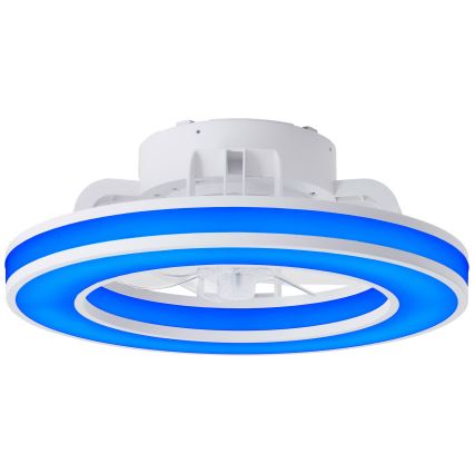 Brilliant - LED RGBW Dimmable ανεμιστήρας οροφής MONDELLO LED/26W/230V 2700-6500K διάμετρος 41,5 cm λευκό + τηλεχειριστήριο