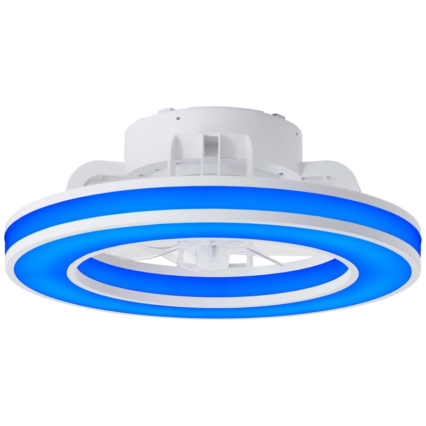 Brilliant - LED RGBW Dimmable ανεμιστήρας οροφής MONDELLO LED/26W/230V 2700-6500K διάμετρος 41,5 cm λευκό + τηλεχειριστήριο