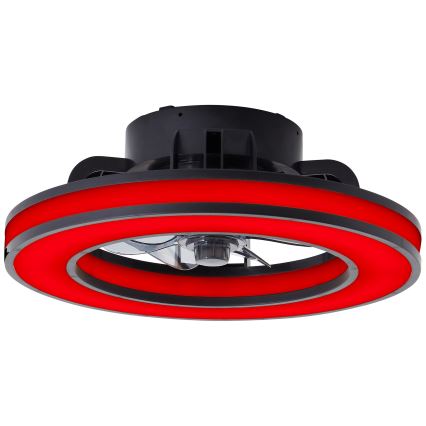 Brilliant - LED RGBW Dimmable ανεμιστήρας οροφής MONDELLO LED/26W/230V 2700-6500K διάμετρος 41 cm μαύρο + τηλεχειριστήριο