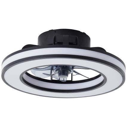 Brilliant - LED RGBW Dimmable ανεμιστήρας οροφής MONDELLO LED/26W/230V 2700-6500K διάμετρος 41 cm μαύρο + τηλεχειριστήριο