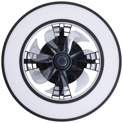 Brilliant - LED RGBW Dimmable ανεμιστήρας οροφής MONDELLO LED/26W/230V 2700-6500K διάμετρος 41 cm μαύρο + τηλεχειριστήριο