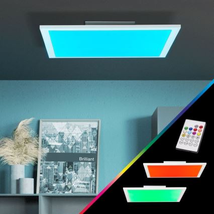 Brilliant - LED RGBW Dimmable φωτιστικό οροφής ABIE LED/24W/230V 2700-6500K + τηλεχειριστήριο