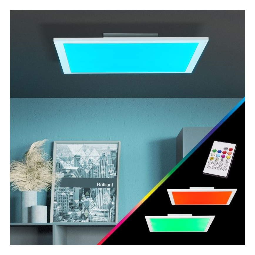 Brilliant - LED RGBW Dimmable φωτιστικό οροφής ABIE LED/24W/230V 2700-6500K + τηλεχειριστήριο