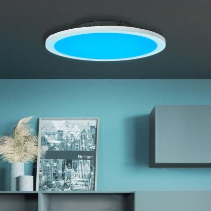 Brilliant - LED RGBW Dimmable φωτιστικό οροφής ABIE LED/24W/230V 2700-6500K + τηλεχειριστήριο