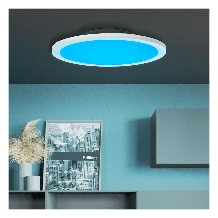 Brilliant - LED RGBW Dimmable φωτιστικό οροφής ABIE LED/24W/230V 2700-6500K + τηλεχειριστήριο