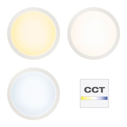 Brilliant - LED RGBW Dimmable φωτιστικό οροφής ABIE LED/24W/230V 2700-6500K + τηλεχειριστήριο