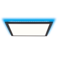Brilliant - LED RGBW Dimmable φωτιστικό οροφής ALLIE LED/24W/230V 2700-6500K μαύρο + τηλεχειριστήριο
