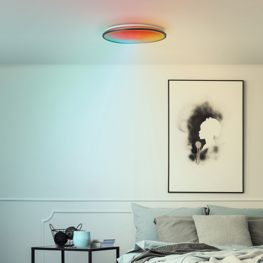 Brilliant - LED RGBW Dimmable φωτιστικό οροφής HEIDA LED/30W/230V 3000-6500K + τηλεχειριστήριο