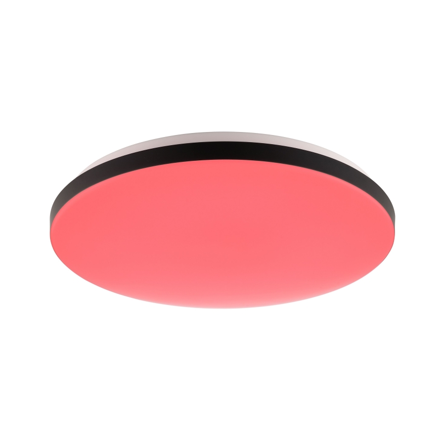Brilliant - LED RGBW Dimmable φωτιστικό οροφής LIVIO LED/20W/230V 3000-6500K διάμετρος 49 cm μαύρο + τηλεχειριστήριο