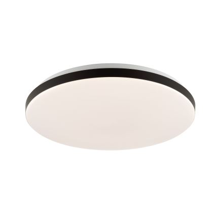 Brilliant - LED RGBW Dimmable φωτιστικό οροφής LIVIO LED/20W/230V 3000-6500K διάμετρος 49 cm μαύρο + τηλεχειριστήριο