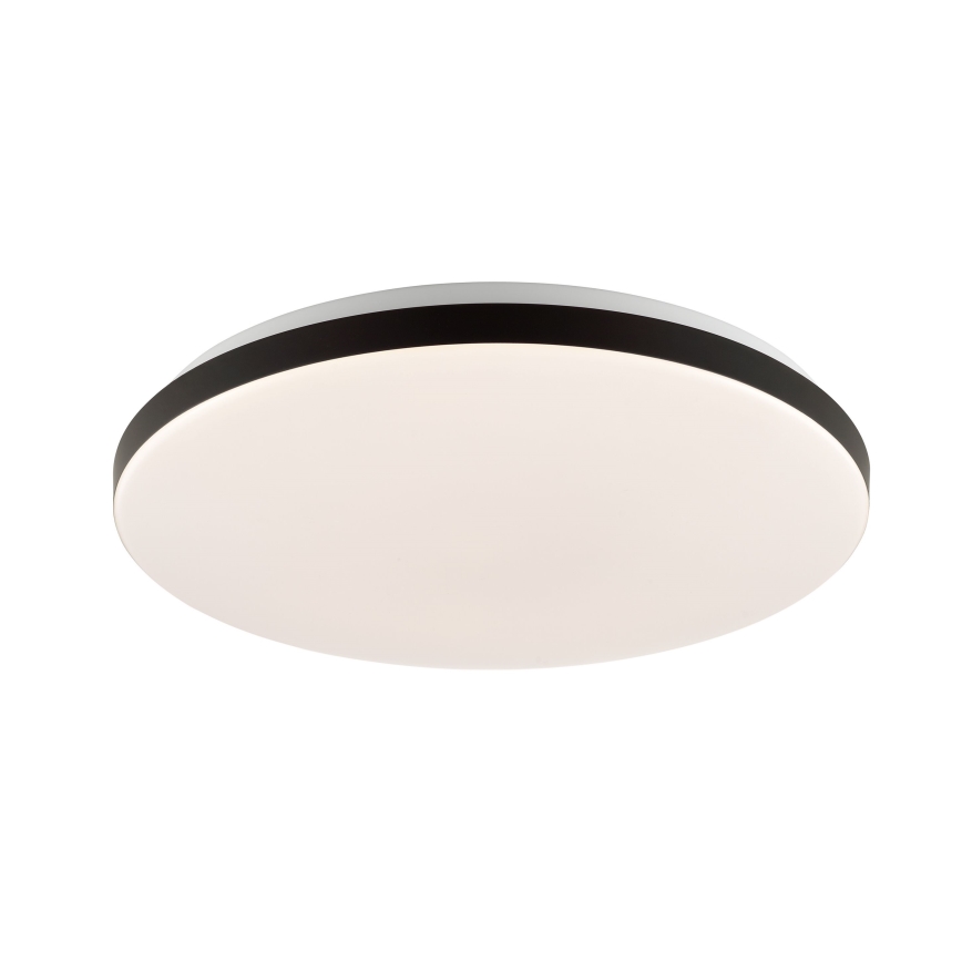 Brilliant - LED RGBW Dimmable φωτιστικό οροφής LIVIO LED/20W/230V 3000-6500K διάμετρος 49 cm μαύρο + τηλεχειριστήριο