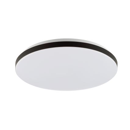 Brilliant - LED RGBW Dimmable φωτιστικό οροφής LIVIO LED/20W/230V 3000-6500K διάμετρος 49 cm μαύρο + τηλεχειριστήριο
