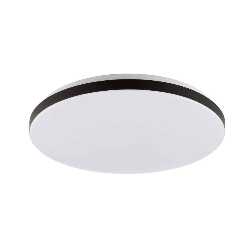 Brilliant - LED RGBW Dimmable φωτιστικό οροφής LIVIO LED/20W/230V 3000-6500K διάμετρος 49 cm μαύρο + τηλεχειριστήριο