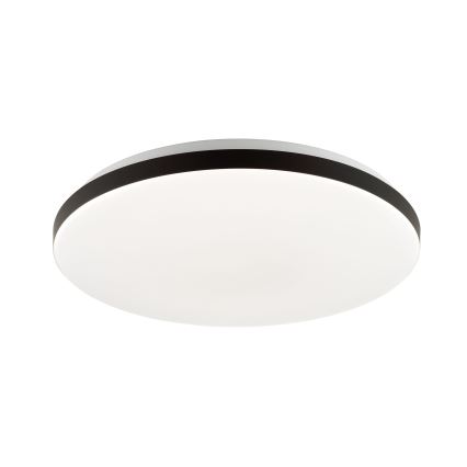 Brilliant - LED RGBW Dimmable φωτιστικό οροφής LIVIO LED/20W/230V 3000-6500K διάμετρος 49 cm μαύρο + τηλεχειριστήριο