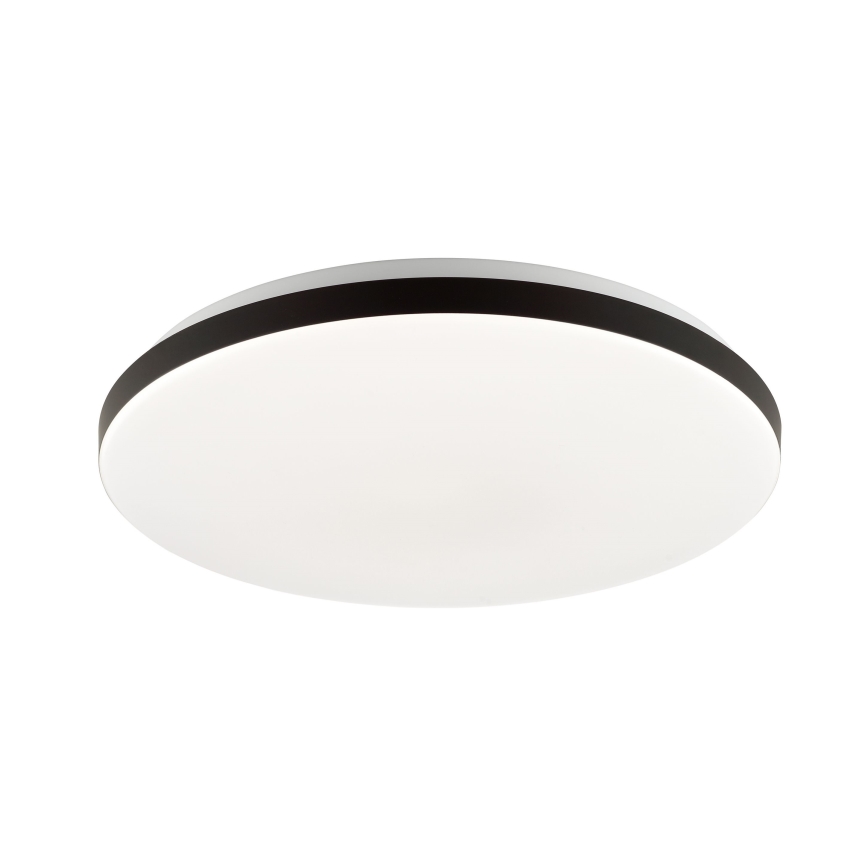 Brilliant - LED RGBW Dimmable φωτιστικό οροφής LIVIO LED/20W/230V 3000-6500K διάμετρος 49 cm μαύρο + τηλεχειριστήριο