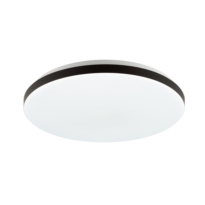 Brilliant - LED RGBW Dimmable φωτιστικό οροφής LIVIO LED/20W/230V 3000-6500K διάμετρος 49 cm μαύρο + τηλεχειριστήριο