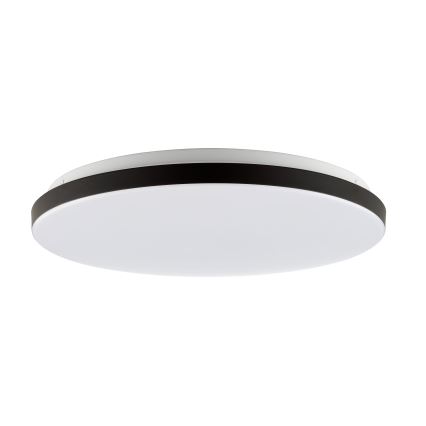 Brilliant - LED RGBW Dimmable φωτιστικό οροφής LIVIO LED/20W/230V 3000-6500K διάμετρος 49 cm μαύρο + τηλεχειριστήριο