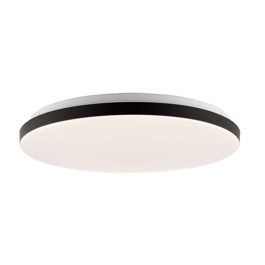 Brilliant - LED RGBW Dimmable φωτιστικό οροφής LIVIO LED/20W/230V 3000-6500K διάμετρος 49 cm μαύρο + τηλεχειριστήριο