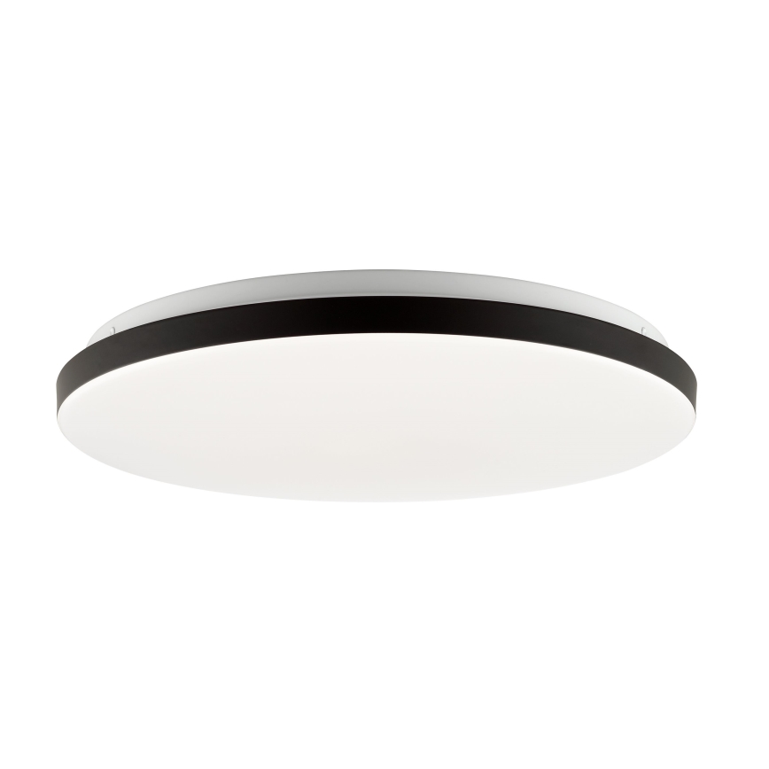 Brilliant - LED RGBW Dimmable φωτιστικό οροφής LIVIO LED/20W/230V 3000-6500K διάμετρος 49 cm μαύρο + τηλεχειριστήριο