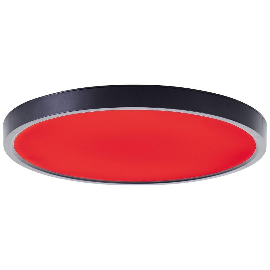 Brilliant - LED RGBW Dimmable φωτιστικό οροφής LOTTI LED/16W/230V 3000K διάμετρος 30 cm μαύρο Wi-Fi Tuya + τηλεχειριστήριο