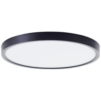 Brilliant - LED RGBW Dimmable φωτιστικό οροφής LOTTI LED/16W/230V 3000K διάμετρος 30 cm μαύρο Wi-Fi Tuya + τηλεχειριστήριο
