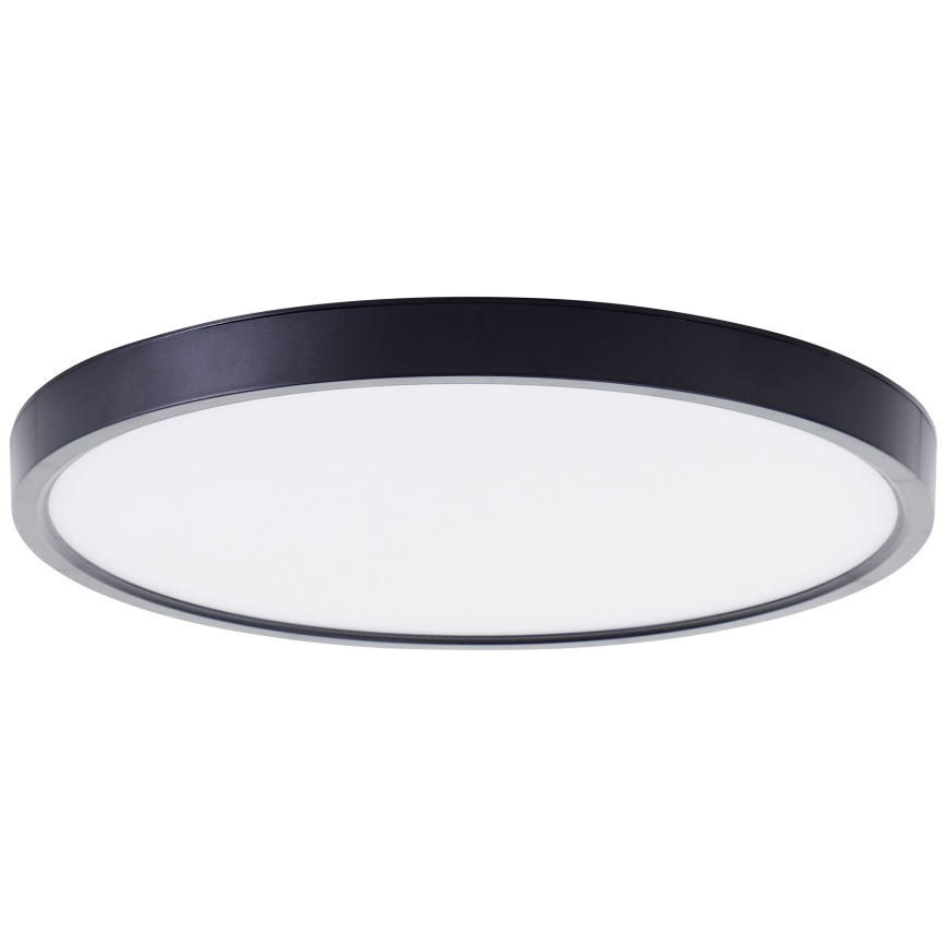 Brilliant - LED RGBW Dimmable φωτιστικό οροφής LOTTI LED/16W/230V 3000K διάμετρος 30 cm μαύρο Wi-Fi Tuya + τηλεχειριστήριο