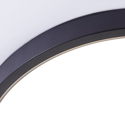 Brilliant - LED RGBW Dimmable φωτιστικό οροφής LOTTI LED/16W/230V 3000K διάμετρος 30 cm μαύρο Wi-Fi Tuya + τηλεχειριστήριο
