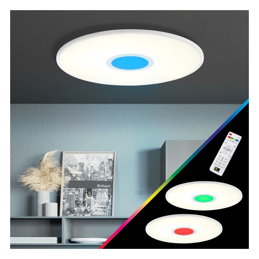Brilliant - LED RGBW Dimmable φωτιστικό οροφής ODELLA LED/24W/230V 2700-6500K + τηλεχειριστήριο