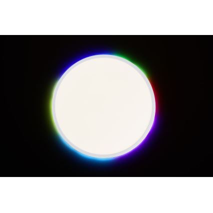 Brilliant - LED RGBW Dimmable φωτιστικό οροφής SALTERY LED/22W/230V 3000-6500K + τηλεχειριστήριο